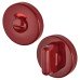 Hoppe AR600/29 Nylon Bathroom Turn & Release with Indicator - 52mm Diameter - Rouge Red