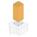 Simpson Strong Tie PISBMAXIG-B Heavy Duty Elevated Post Base for 120-200mm Posts - 148mm Height Simpson Strong Tie PISBMAXIG-B Heavy Duty Elevated Post Base for 120-200mm Posts - 148mm Height