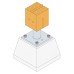 Simpson Strong Tie PISBMAXIG-B Heavy Duty Elevated Post Base for 120-200mm Posts - 148mm Height Simpson Strong Tie PISBMAXIG-B Heavy Duty Elevated Post Base for 120-200mm Posts - 148mm Height