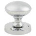 Exel Round Mortice Door Knob - 60mm Rose Diameter - Polished Chrome 