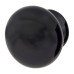 Hampstead Ceramic/Porcelain Round Cabinet Knob - 30mm Diameter - Black