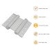 Double Action Self Closing Fire Door Spring Hinge - 150mm Length - FD30 - Silver - Pack of 3