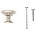 Crofts & Assinder Monmouth Round Cabinet Knob - 32mm Diameter - Polished Nickel