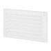 Louvre Vent - 155 x 94mm - 4748mm² Free Air Flow - White Plastic