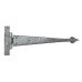 Olde Forge Arrow Head Door Tee Hinge - 457 x 127mm - Pewter