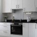 Exel Aluminium Kitchen Splashback - 600 x 750mm - Gloss White Geometric Exel Aluminium Kitchen Splashback - 600 x 750mm - Gloss White Geometric