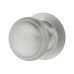 Exel Round Centre Door Knob - 83mm Rose Diameter - Satin Chrome