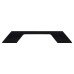 Hampstead Scorpio 10mm Slim D-Bar Cabinet Pull Handle - 160mm Centres - Matt Black 