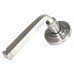 From The Anvil Satin Stainless Steel Door Handles on Round Beehive Rose - Avon Range 