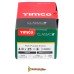 TIMCO Classic Pozi Countersunk Wood Screws - 4.0 x 25mm - Yellow Zinc - Pack of 200