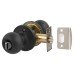 Exel Bala Hotel Mortice Door Knobset - Entrance - 65mm Rose Diameter - Matt Black