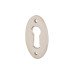 Olde Forge Oval Escutcheon - 56 x 33mm - Keyhole - Polished Nickel Olde Forge Oval Escutcheon - 56 x 33mm - Keyhole - Polished Nickel
