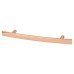Exel 14mm Curved T-Bar Cabinet Pull Handle - 76mm Centres - Bright Copper