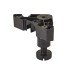 Heavy Duty Triangular Adjustable Cabinet Furniture Legs - 95-180mm - Black - Pack of 4