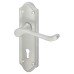 Exel Satin Chrome Scroll Keyhole Lock Door Handle - Ashmead Range - 168 x 46mm