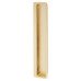 Exel Alton Rectangular Flush Cabinet Pull Handle - 177 x 33mm - Satin Brass Exel Alton Rectangular Flush Cabinet Pull Handle - 177 x 33mm - Satin Brass
