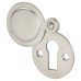 Hampstead Covered Escutcheon - 33 x 43mm - Keyhole - 316 Satin Stainless Steel