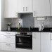 Exel Aluminium Kitchen Splashback - 600 x 750mm - Gloss Traffic Grey