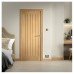 LPD Mexicano 5 Panel Unfinished Solid Internal FD30 Fire Door - 2040 x 826 x 44mm - Oak 