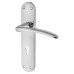 Exel Polished Chrome Keyhole Lock Door Handle - Salerno Range - 182 x 39mm