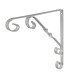 Exel Ornamental Scroll Shelf Bracket - 250 x 245mm - White