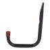 Rothley Tubular Garage and Shed Storage Hook with Red Vinyl Cap - 150mm Depth - Black & Red