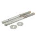 Exel Floating Shelf Support Concealed Fixings - 100mm Bar Length - Pack of 2