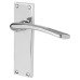 Exel Polished Chrome Latch Door Handle - Rimini Range - 151 x 42mm