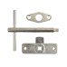 Jedo Budget Lock, Key and Escutcheon - Rim - 67.5 x 19.5 x 9mm - Zinc Plated