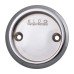 FVG Round Screw Fixed Flush Handle - 63mm Diameter - Polished Chrome
