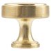 Crofts & Assinder Calgary Round Cabinet Knob - 40mm Diameter - Satin Brass