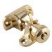 Hampstead Heavy Duty London Style Brighton Sash Window Fastener - 49 x 20mm - Polished Brass