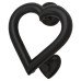 Heart Door Knocker - 120 x 110mm - Black Heart Door Knocker - 120 x 110mm - Black