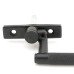 From The Anvil Brompton Knurled Locking Espagnolette Casement Window Handle - Left - Matt Black