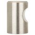 Exel Solid Turned Cylinder Cabinet Knob - 20mm Diameter - Satin Stainless Steel
