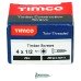 TIMCO Twin Threaded Pozi Countersunk Wood Screws - 4 x 1/2 TIMCO Twin Threaded Pozi Countersunk Wood Screws - 4 x 1/2