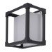 Exel 9W LED Cube Outdoor Up & Down Wall Light - IP54 - 3000K Warm White - Anthracite