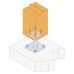 Simpson Strong Tie APB Adjustable Elevated Post Base for 100-200mm Posts - 100-150mm Height