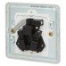 Knightsbridge 5A Screwless Flat Plate Unswitched Round Pin Socket - Matt White with White Insert