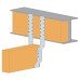 Simpson Strong Tie Joist Hanger - Adjustable Height Strap - Long Leg - 38mm Width Simpson Strong Tie Joist Hanger - Adjustable Height Strap - Long Leg - 38mm Width