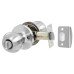 Exel Bala Hotel Mortice Door Knobset - Bathroom - 65mm Rose Diameter - Satin Stainless Steel