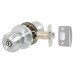 Exel Bala Hotel Mortice Door Knobset - Bathroom - 65mm Rose Diameter - Satin Stainless Steel