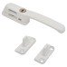 Fab & Fix Craftsman Locking Casement Window Fastener - Reversible - White