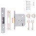 ERA Viscount 5 Lever Deadlock - 76mm Case - 57mm Backset - Satin Chrome