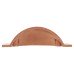 Crofts & Assinder Monmouth Square Cabinet Cup Handle - 64mm Centres - Brushed Copper