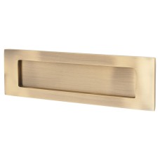 Letter Plate - 254 x 74mm - Antique Brass