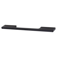 Exel 8mm Slim D-Bar Cabinet Pull Handle - 224mm Centres - Matt Black