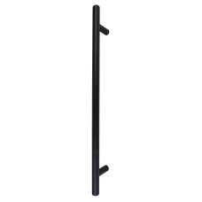 Exel 30mm T-Bar Door Pull Handle - Bolt Fix - 600mm Centres - Matt Black