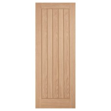 LPD Belize 5 Panel Unfinished Solid Internal FD30 Fire Door - 1981 x 686 x 44mm - Oak 