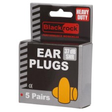 Blackrock Foam Ear Plugs - Un-Corded - 5 Pairs